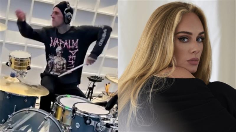 Baterista do blink-182 compartilhou o vídeo tocando a faixa nas redes sociais