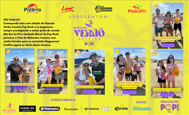 Confira a 1ª semana do Estação Verão Cassino 2025